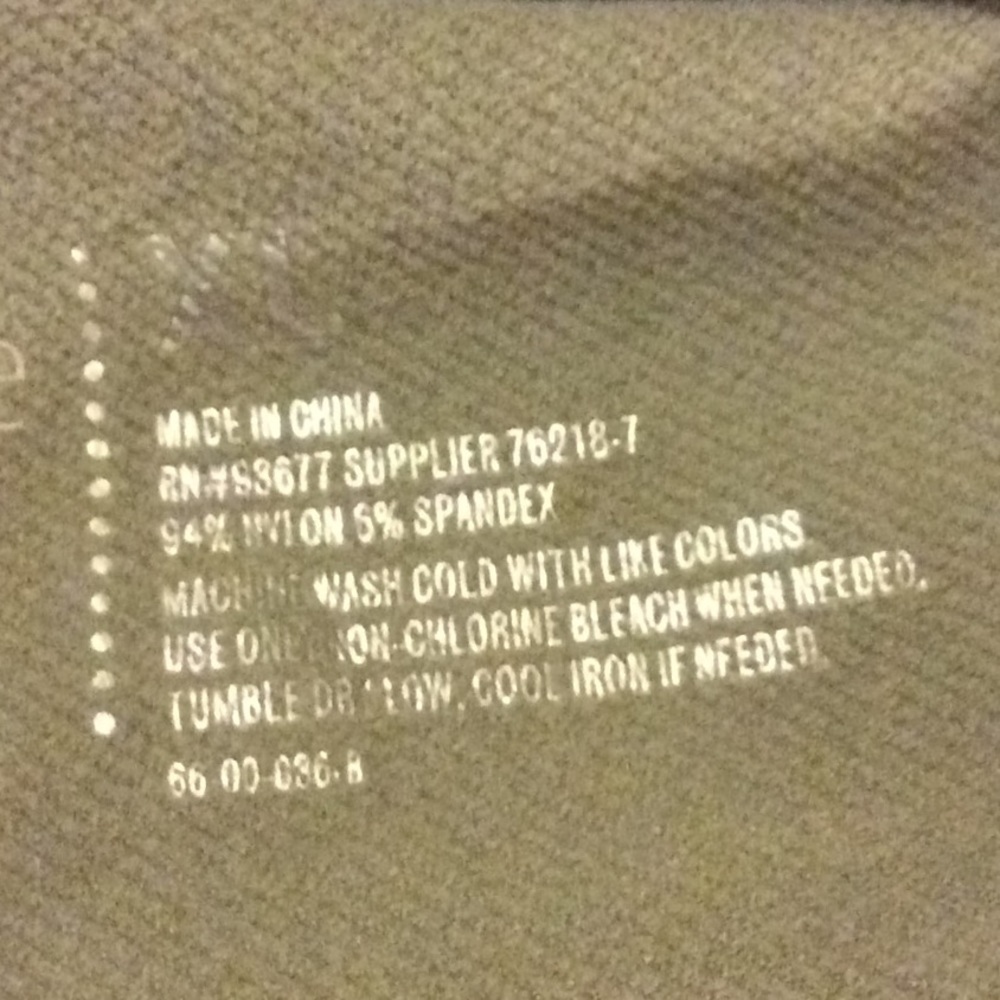 NWT Activewear stretch leggings XL Juniors - Picture 4 of 4